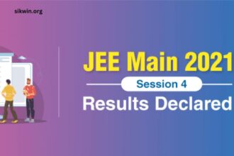 Jee Main Result 2021 Session 4