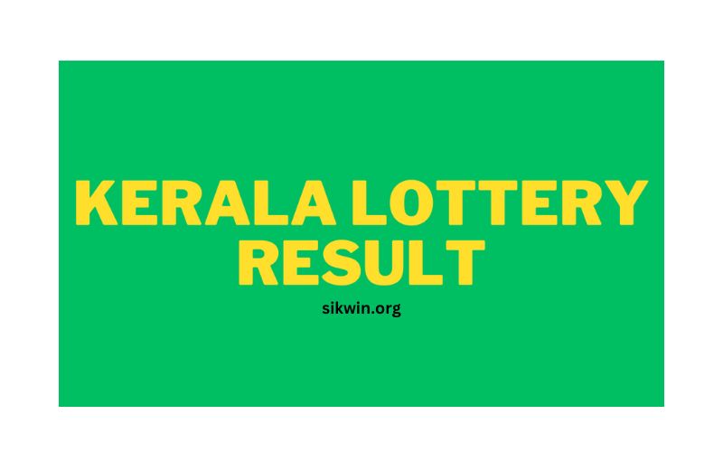 Kerala Lottery Results Today Live Results Today