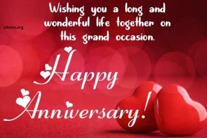 Wedding Anniversary Wishes in Eng