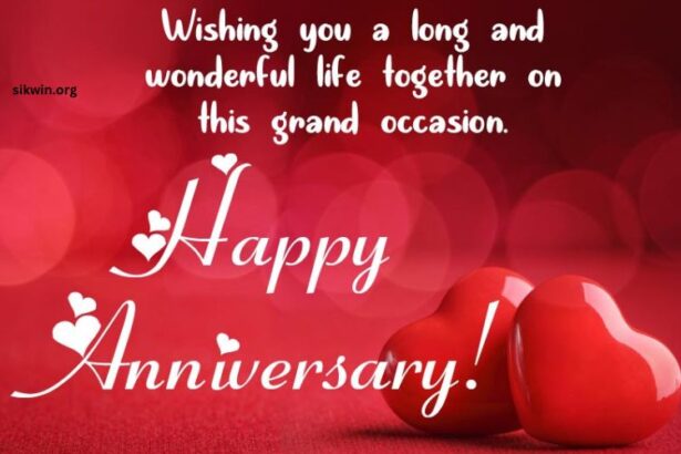 Wedding Anniversary Wishes in Eng