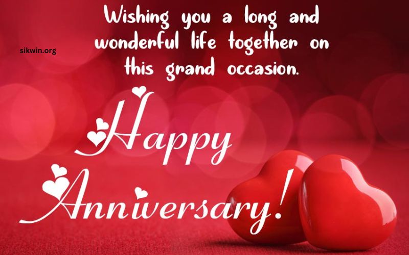 Wedding Anniversary Wishes in Eng