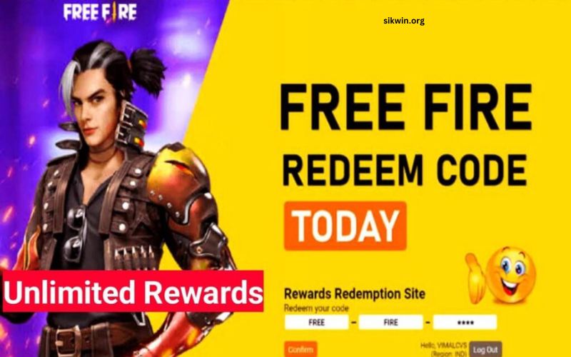 Today Redeem Code Free Fire